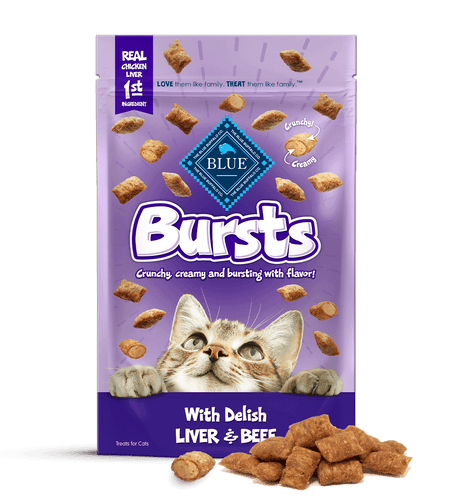 BLUE™ Bursts Delish Liver and Beef Cat Treats (2-oz)