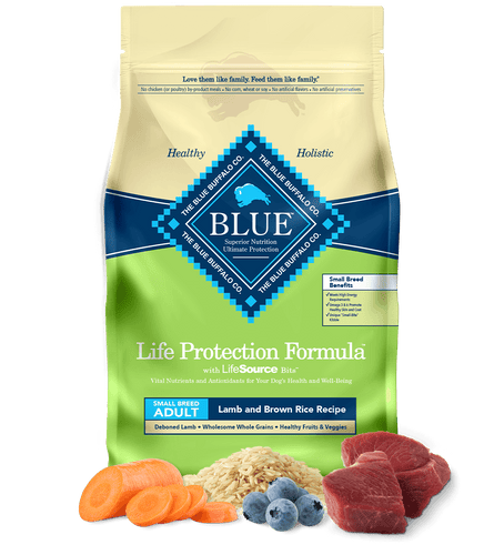 Blue Buffalo Life Protection Natural Lamb & Brown Rice Recipe Small Breed Adult Dry Dog Food