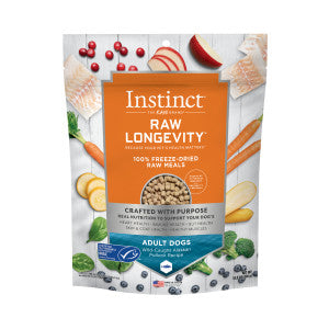 Instinct® Raw Longevity 100% Freeze-Dried Raw Meals Wild-Caught Alaskan Pollock Recipe Dog Food