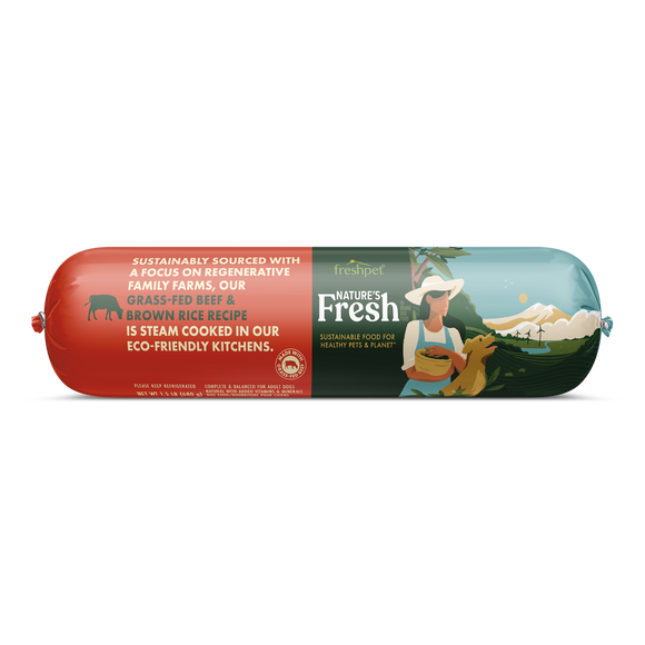Freshpet Nature's Fresh® Beef Recipe with Garden Vegetables & Grains