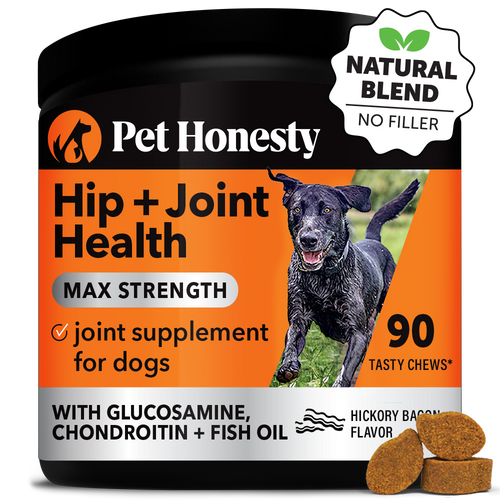 Pet Honesty Hip + Joint Health Max Strength Bacon Flavor for Dogs