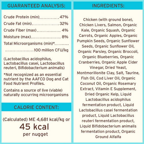 Primal Pet Foods Freeze-Dried Raw Nuggets Cat Food Beef & Salmon Recipe