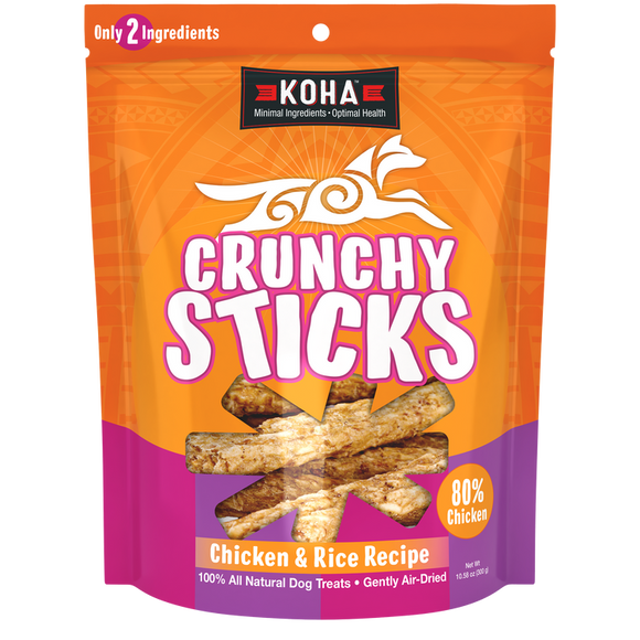Koha Crunchy Sticks Chicken & Rice Recipe Dog Food