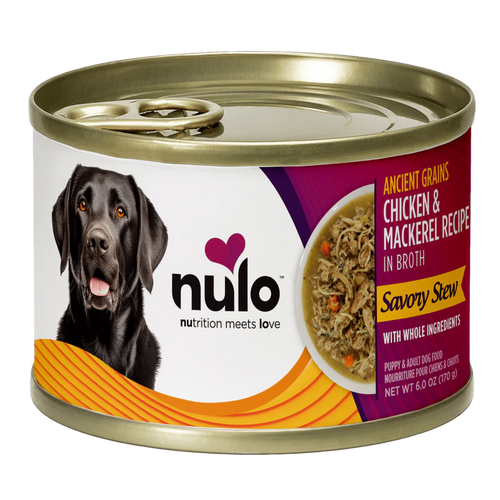 Nulo Ancient Grain Savory Stew Chicken & Mackerel Stew Recipe for Dogs
