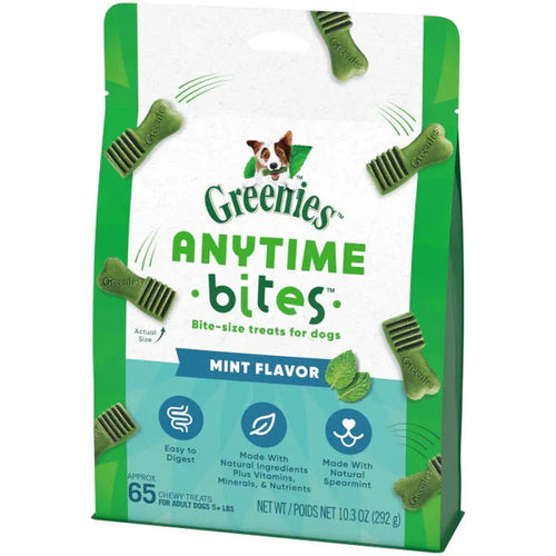 GREENIES Mint Flavored Anytime Bites Dog Treats