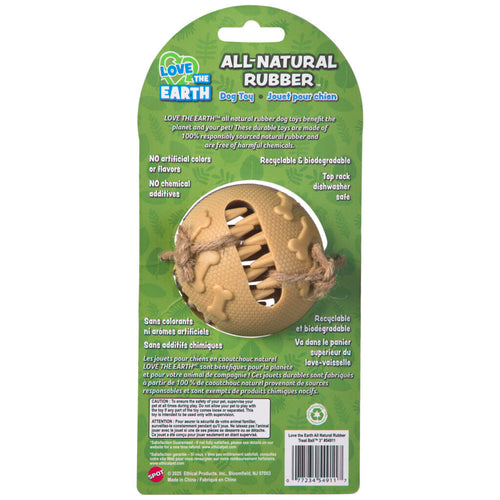 Ethical Pet Love the Earth All Natural Rubber Dogs Toys