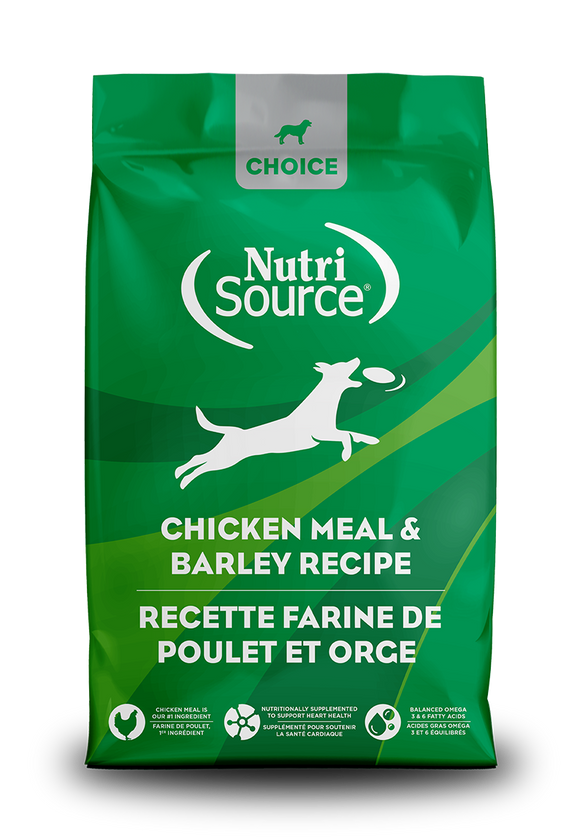 NutriSource® Chicken Meal & Barley Recipe Healthy Affordable Dry Dog Food