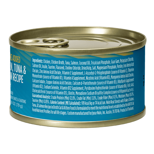 Nulo Nulo Cat & Kitten Flaked Chicken & Salmon Recipe