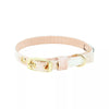 Coastal Li'l Pals Posh Marbled Canvas Overlay Collar