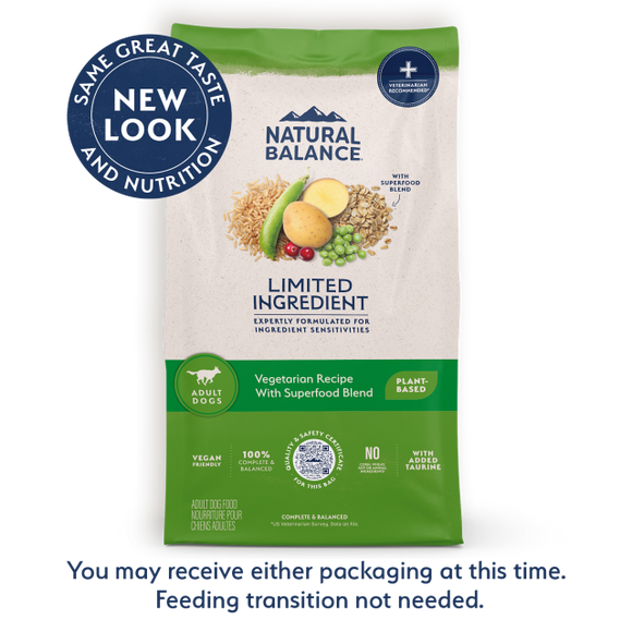 Natural Balance Limited Ingredient  Vegetarian Recipe Dry Dog Food