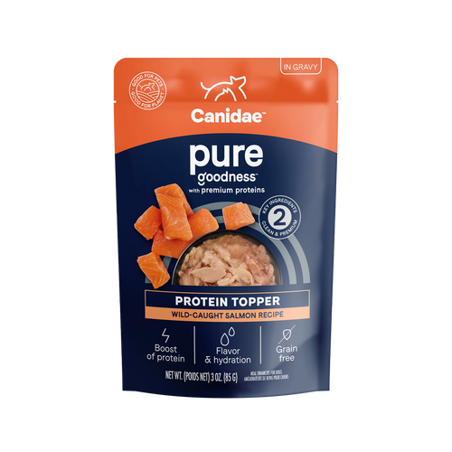 Canidae Pure Protein Topper - Wild-Caught Salmon Recipe in Gravy Dog Food