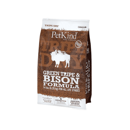 PetKind Tripe Dry – Green Tripe & Bison Formula Dog Food