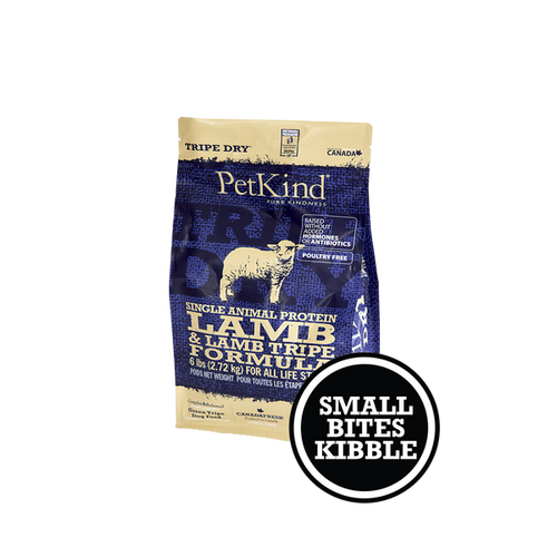PetKind Tripe Dry – Single Animal Protein Lamb & Lamb Tripe Formula