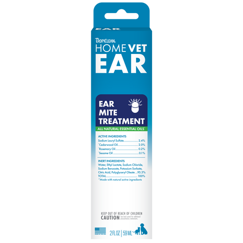 TropiClean HomeVet Ear Mite Treatment
