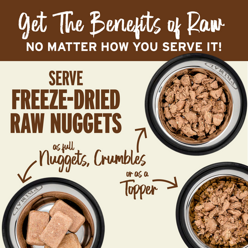 Primal Freeze-Dried Raw Nuggets Dog Food Beef Recipe