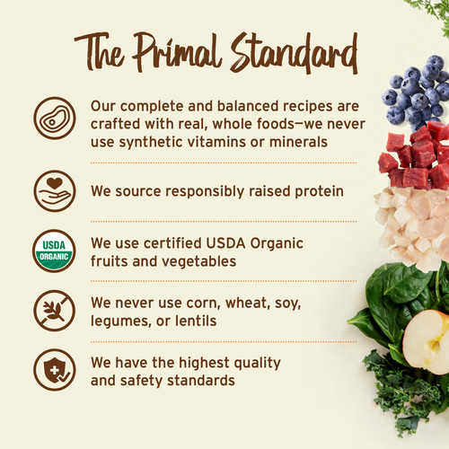 Primal Freeze-Dried Raw Nuggets Dog Food Beef Recipe