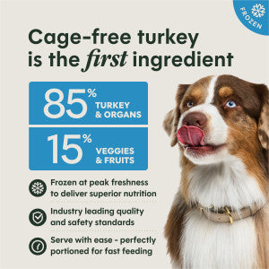 Instinct FreshRaw Medallions Cage-Free Turkey Recipe Dog Food