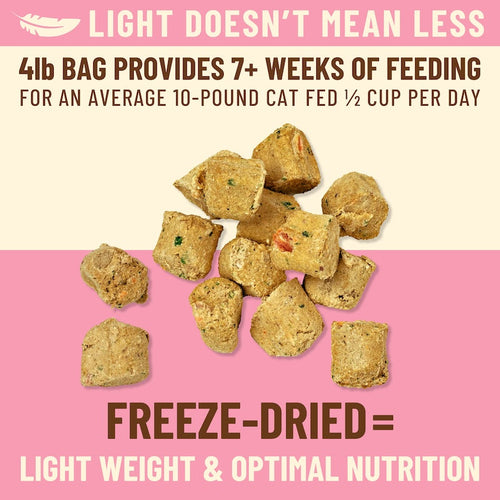 Primal Pet Foods Feline Kibble in the Raw Cat Food Beef Recipe