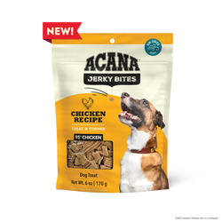 ACANA Jerky Bites Chicken Recipe Soft & Chewy Treats for Dogs