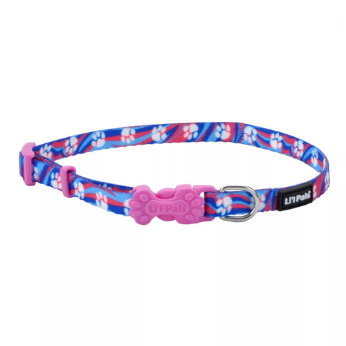 Coastal Li'l Pals Adjustable Patterned Dog Collar