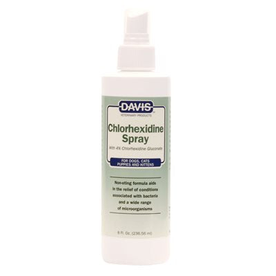 DAVIS CHLORHEXIDINE SPRAY, 8 OZ
