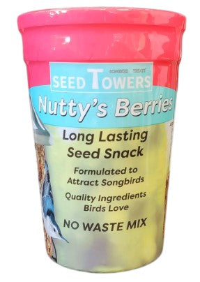 Wildlife Sciences Songbird Treat Seed Tower Nuttys Berries