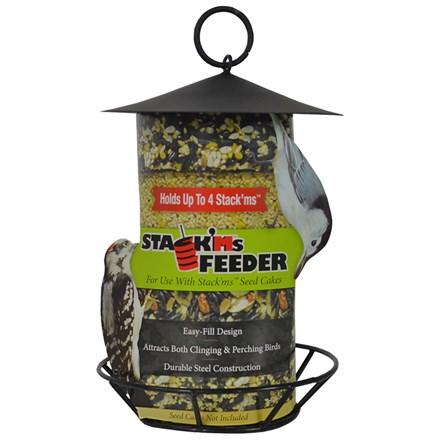 Heath Outdoor S-6: Stack'Ms Seed Cake Feeder (Length 6.5 in & Width 6.5 in & Height 9.5 in)