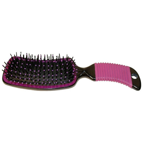 Curved Handle Mane and Tail Brush (BLUE)