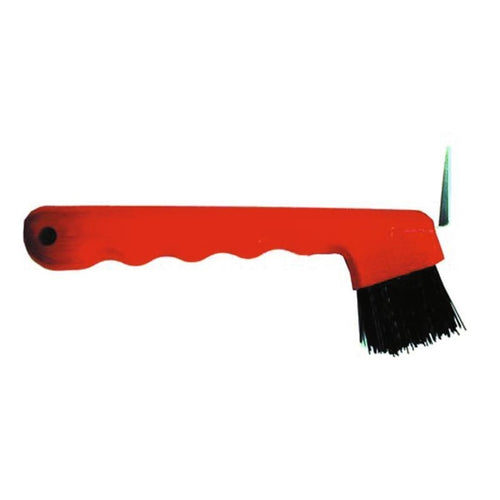 Hoof Pick with Brush (RED)